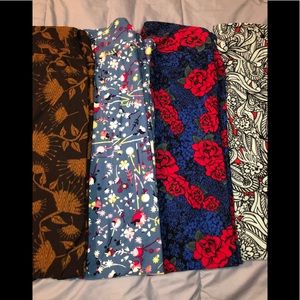4 OS Lularoe leggings nwot